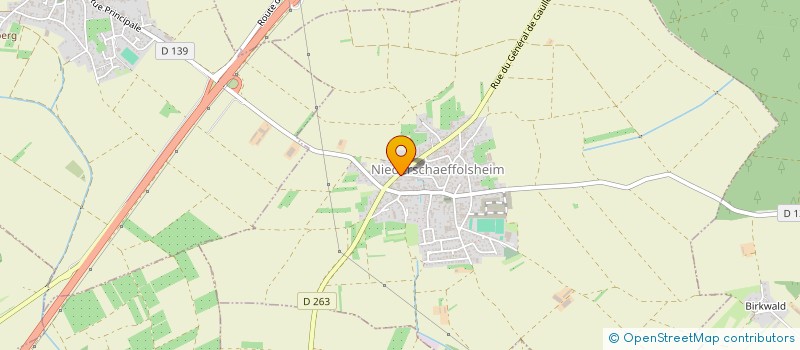 localisation de l'entreprise SCI CARMESALV  NIEDERSCHAEFFOLSHEIM