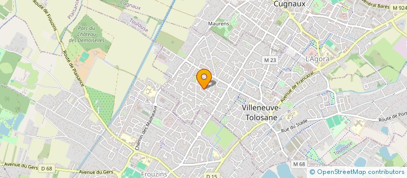 localisation de l'entreprise SCI CARMICO  VILLENEUVE-TOLOSANE