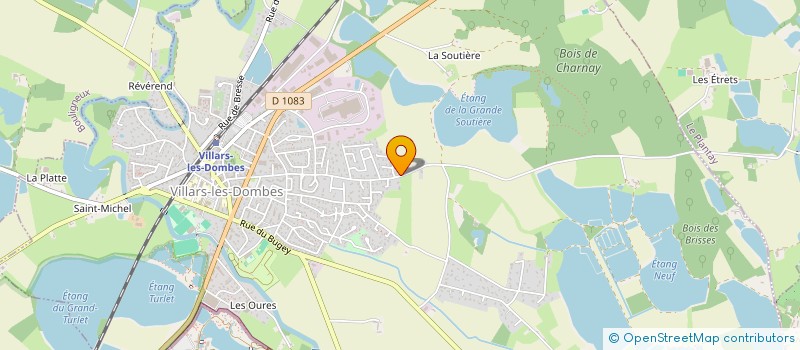 localisation de l'entreprise SCI CARMIG à VILLARS-LES-DOMBES