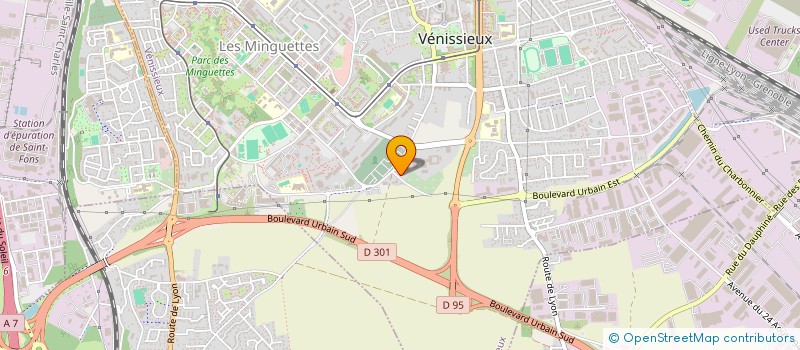 localisation de l'entreprise SCI CARMIMA  VENISSIEUX