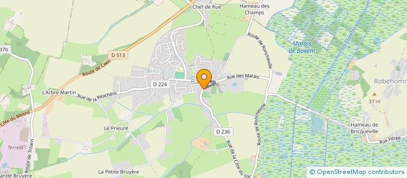 localisation de l'entreprise SCI CARMIN  BAVENT