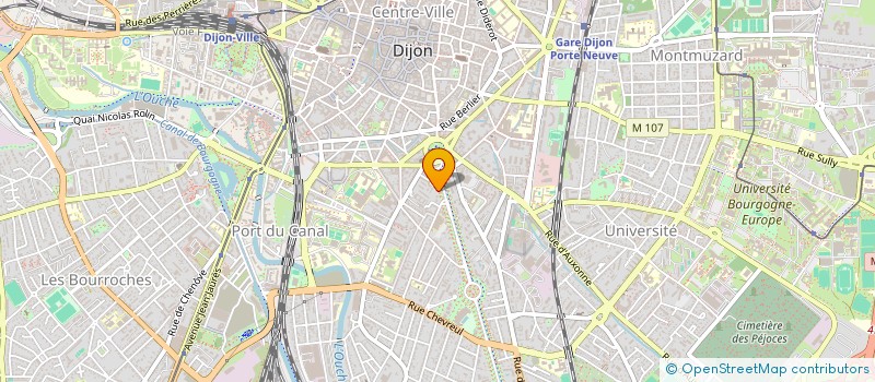 localisation de l'entreprise SCI CARMINATI à DIJON