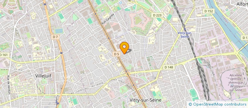 localisation de l'entreprise SCI CARMINE à VITRY-SUR-SEINE