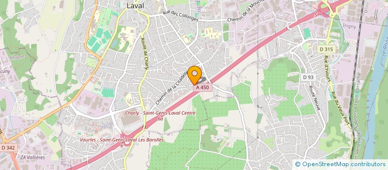 localisation de l'entreprise SCI CARMINE ET IDA  SAINT-GENIS-LAVAL