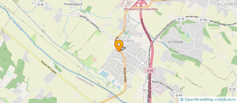 localisation de l'entreprise SCI CARMO  GARIDECH