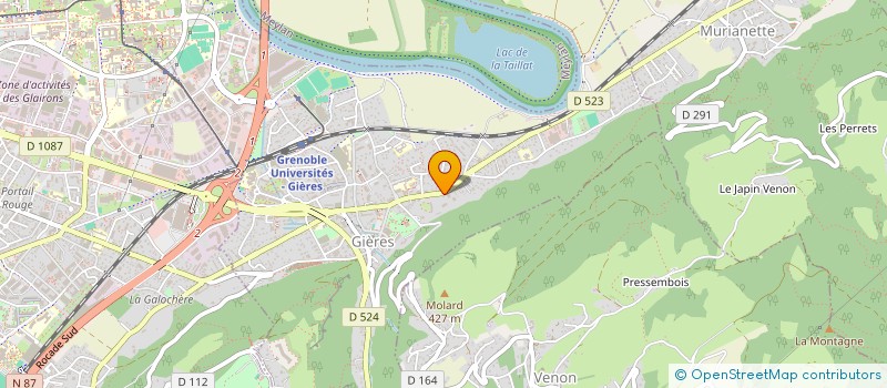 localisation de l'entreprise SCI CARMONT  GIERES