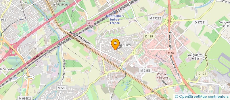 localisation de l'entreprise SCI CARMOUS à LATTES