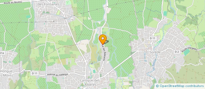 localisation de l'entreprise SCI CARNA  LAROQUE-DES-ALBERES