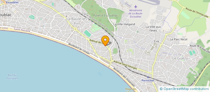 localisation de l'entreprise SCI CARNAC à LA BAULE-ESCOUBLAC