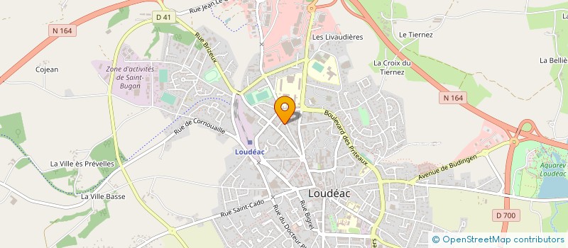 localisation de l'entreprise SCI CARNAC à LOUDEAC