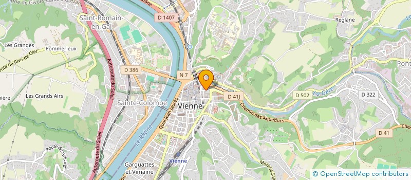localisation de l'entreprise SCI CARNAVAL à VIENNE