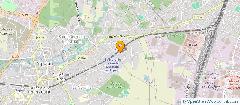 localisation de l'entreprise SCI CARNEIRO ET FILS à SAINT-GERMAIN-LES-ARPAJON