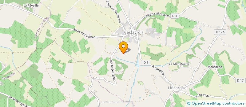 localisation de l'entreprise SCI CARNES DEL TER SI  CESTAYROLS