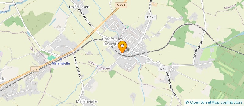 localisation de l'entreprise SCI CARNET  LASSERRE-PRADERE