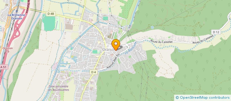 localisation de l'entreprise SCI CARNIC  ORAISON