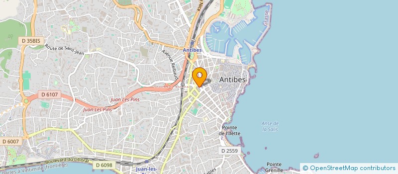 localisation de l'entreprise SCI CARNILE à ANTIBES