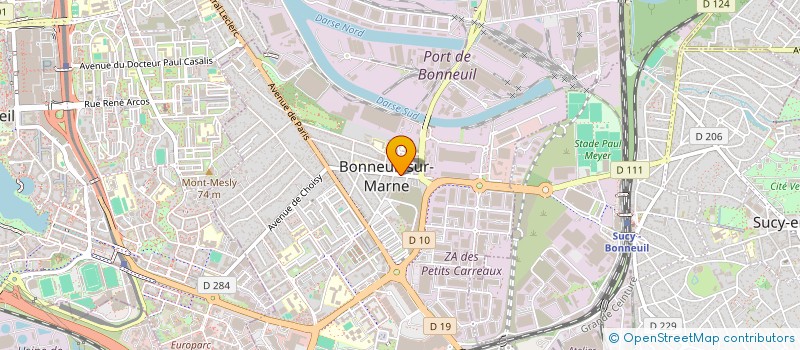 localisation de l'entreprise SCI CARNISIL à BONNEUIL-SUR-MARNE