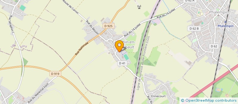 localisation de l'entreprise SCI CARNNIN  CAMPHIN-EN-CAREMBAULT