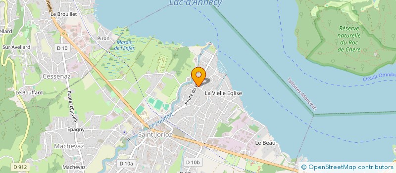 localisation de l'entreprise SCI CARNOT 121 à SAINT-JORIOZ