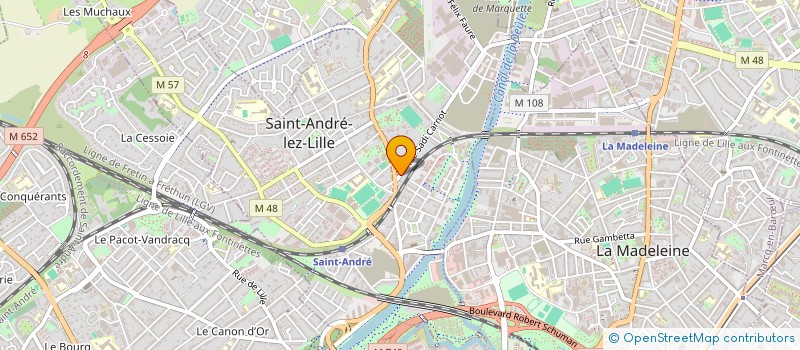 localisation de l'entreprise SCI CARNOT  SAINT-ANDRE-LEZ-LILLE