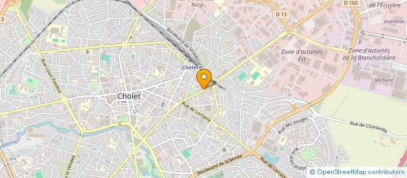 localisation de l'entreprise SCI CARNOT à CHOLET