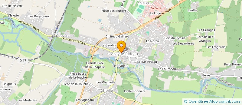 localisation de l'entreprise SCI CARNOT à AZAY-LE-RIDEAU