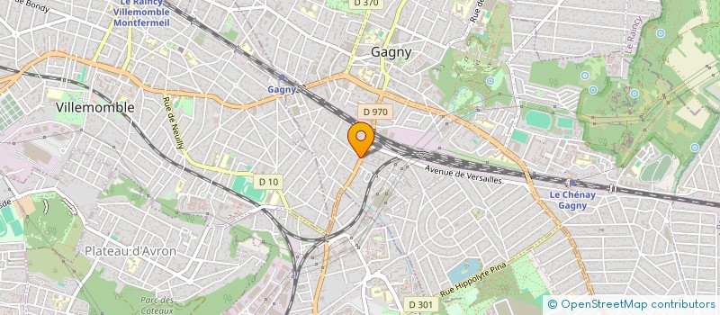 localisation de l'entreprise SCI CARNOT  GAGNY