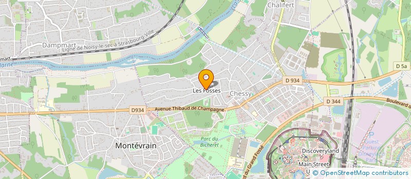 localisation de l'entreprise SCI CARNOT  CHESSY