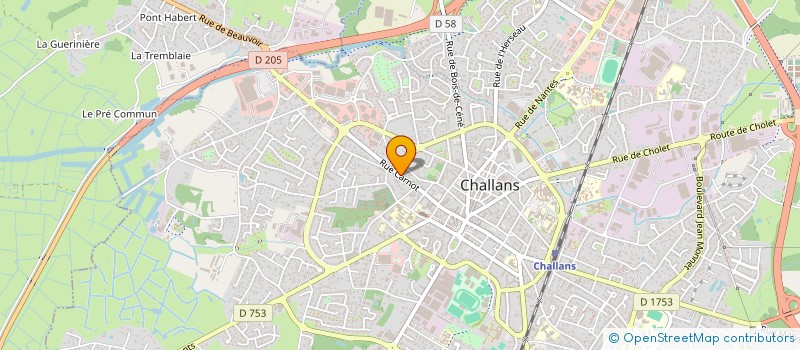 localisation de l'entreprise SCI CARNOT à CHALLANS