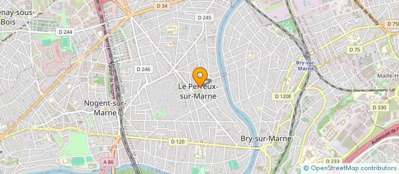 localisation de l'entreprise SCI CARNOT à LE PERREUX-SUR-MARNE