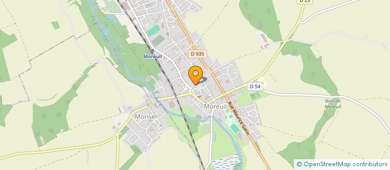 localisation de l'entreprise SCI CARNOT à MOREUIL