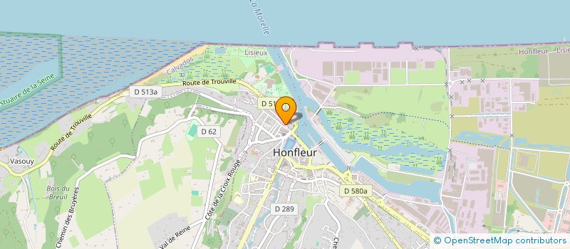localisation de l'entreprise SCI CARNOT à HONFLEUR