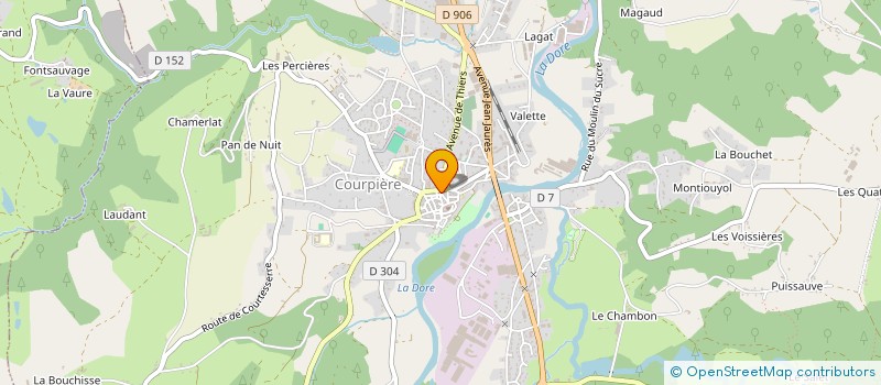 localisation de l'entreprise SCI CARNOT à COURPIERE