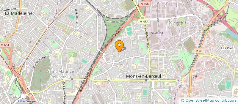 localisation de l'entreprise SCI CARNOT  MONS-EN-BARUL