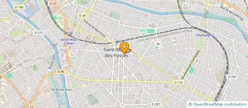 localisation de l'entreprise SCI CARNOT à SAINT-MAUR-DES-FOSSES