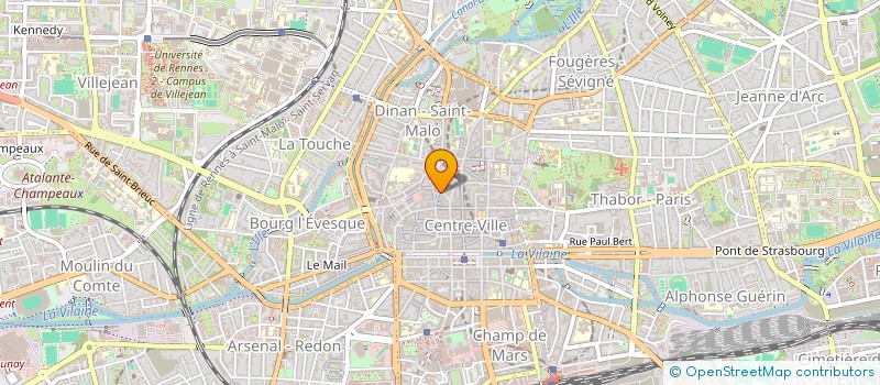 localisation de l'entreprise SCI CARNOT 4+4  RENNES