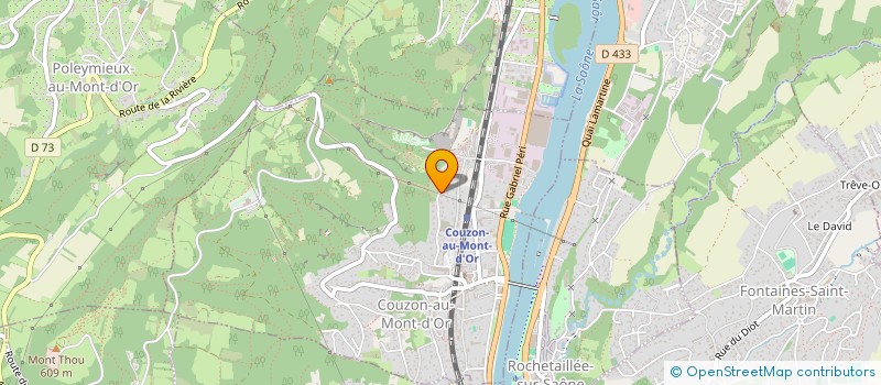 localisation de l'entreprise SCI CARNOT  COUZON-AU-MONT-D'OR