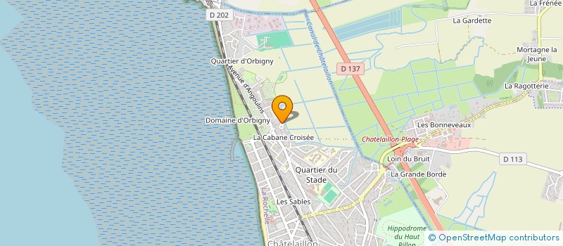 localisation de l'entreprise SCI CARNOT à CHATELAILLON-PLAGE