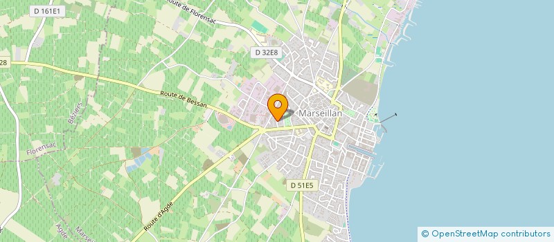 localisation de l'entreprise SCI CARNOT à MARSEILLAN