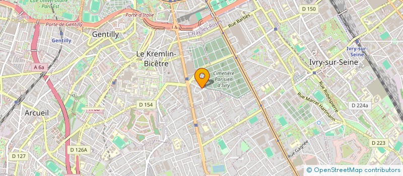localisation de l'entreprise SCI CARNOT à KREMLIN BICETRE