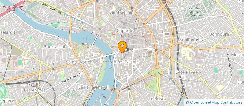 localisation de l'entreprise SCI CARNOT  TOULOUSE