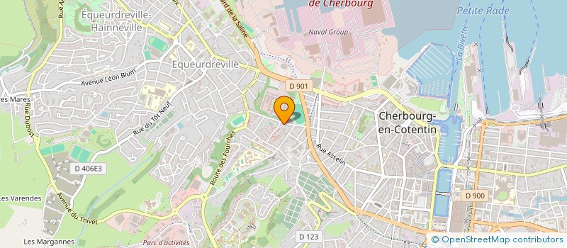 localisation de l'entreprise SCI CARNOT à CHERBOURG-EN-COTENTIN