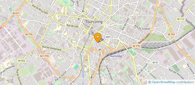 localisation de l'entreprise SCI CARNOT 47 15  TOURCOING