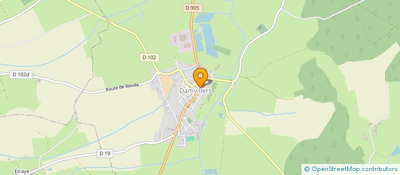 localisation de l'entreprise SCI CARNOT à DAMVILLERS