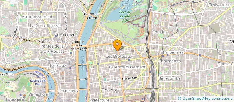 localisation de l'entreprise SCI CARNOT  LYON