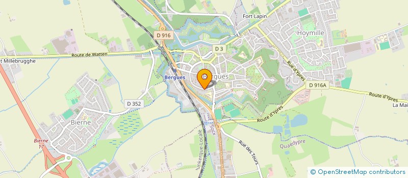 localisation de l'entreprise SCI CARNOT 65  BERGUES