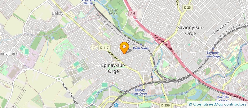 localisation de l'entreprise SCI CARNOT à VILLEMOISSON-SUR-ORGE