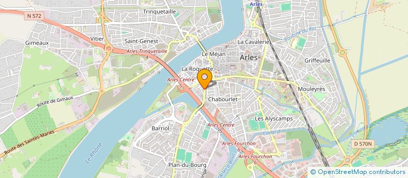 localisation de l'entreprise SCI CARNOT à ARLES