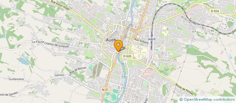 localisation de l'entreprise SCI CARNOT à AUCH