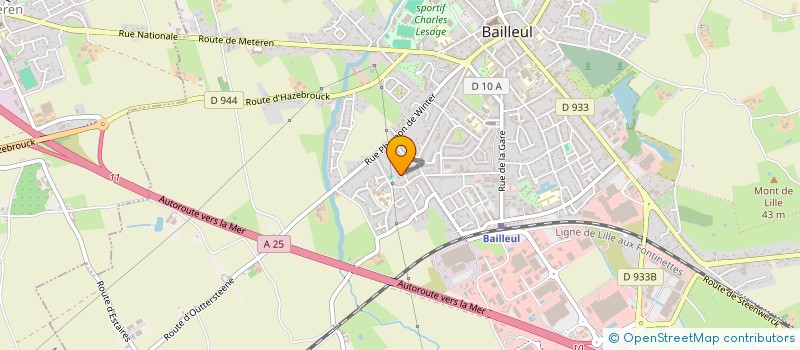 localisation de l'entreprise SCI CARNOT à BAILLEUL